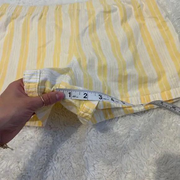 Guess Womens VTG Made in USA Yellow Cotton Shorts Boho Indie Summer Casual Sz 2 - Picture 4 of 6